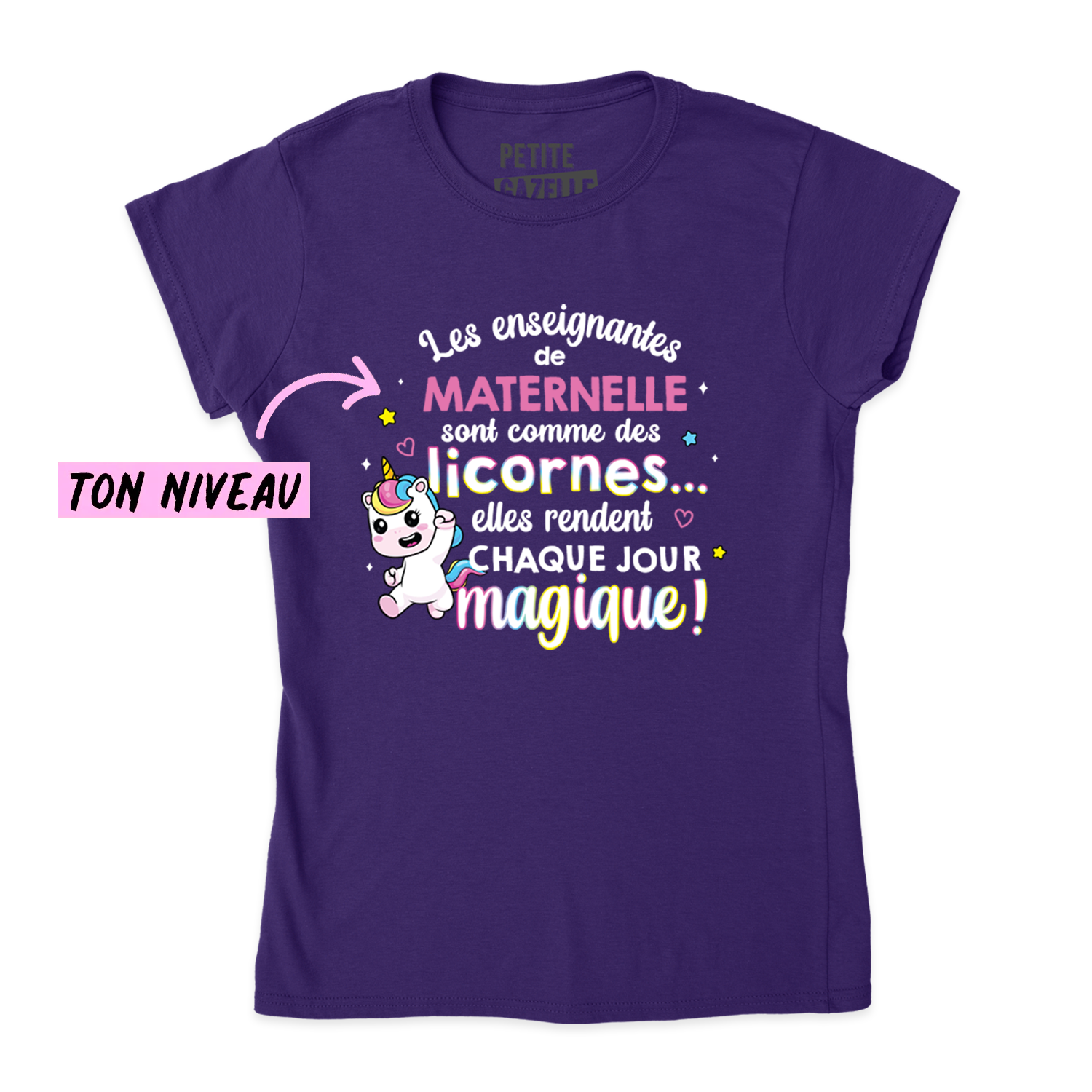 TSHIRT AJUSTÉ | Les enseignantes sont comme des licornes