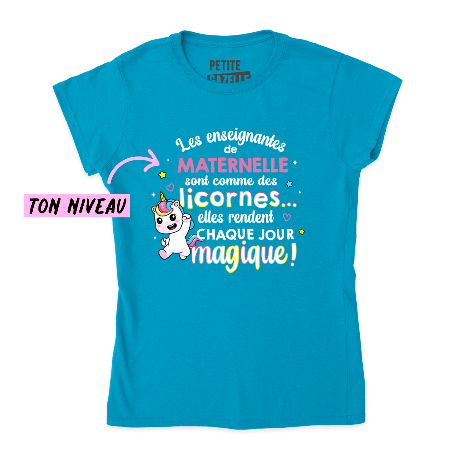 TSHIRT AJUSTÉ | Les enseignantes sont comme des licornes