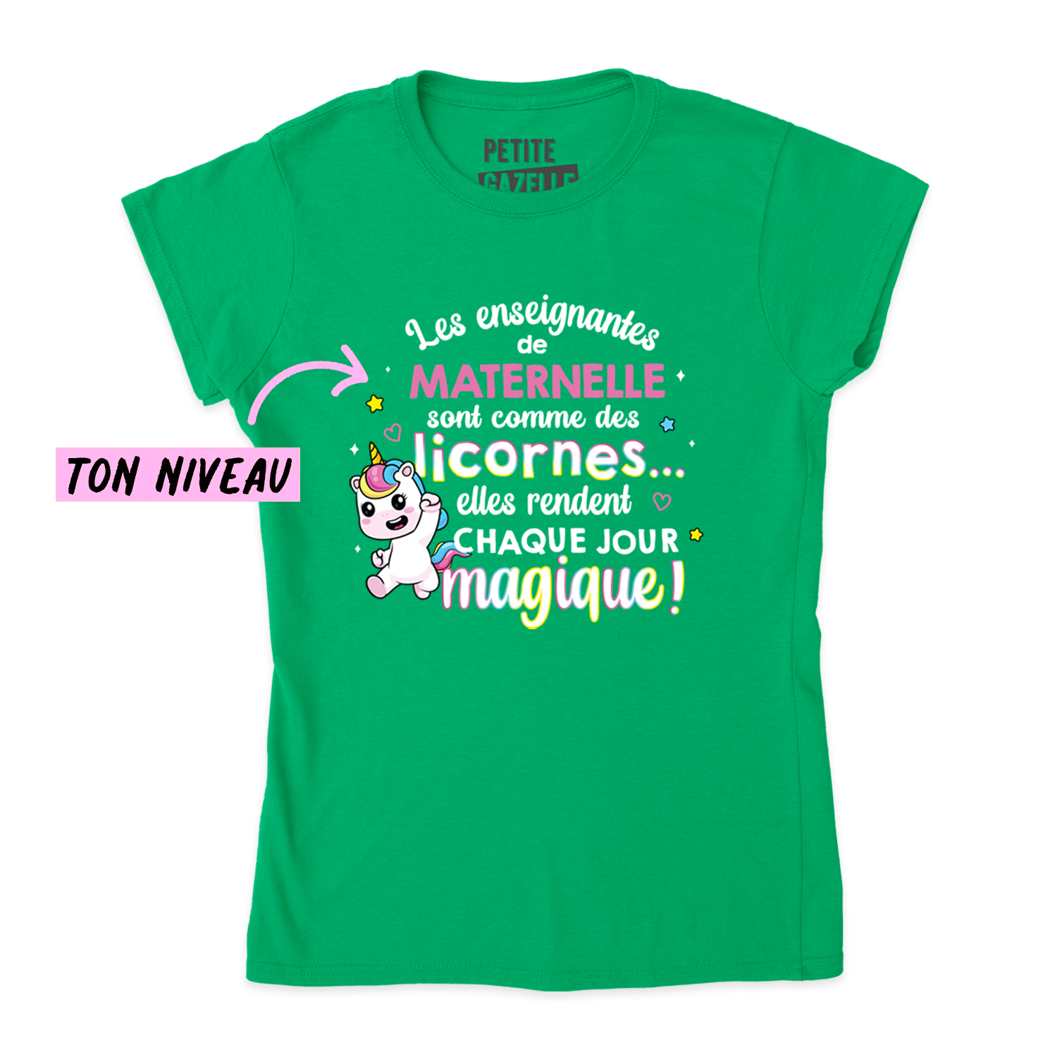 TSHIRT AJUSTÉ | Les enseignantes sont comme des licornes