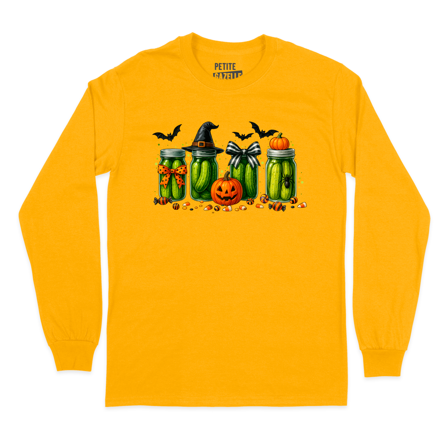 T-SHIRT À MANCHES LONGUES | Cornichons d'Halloween