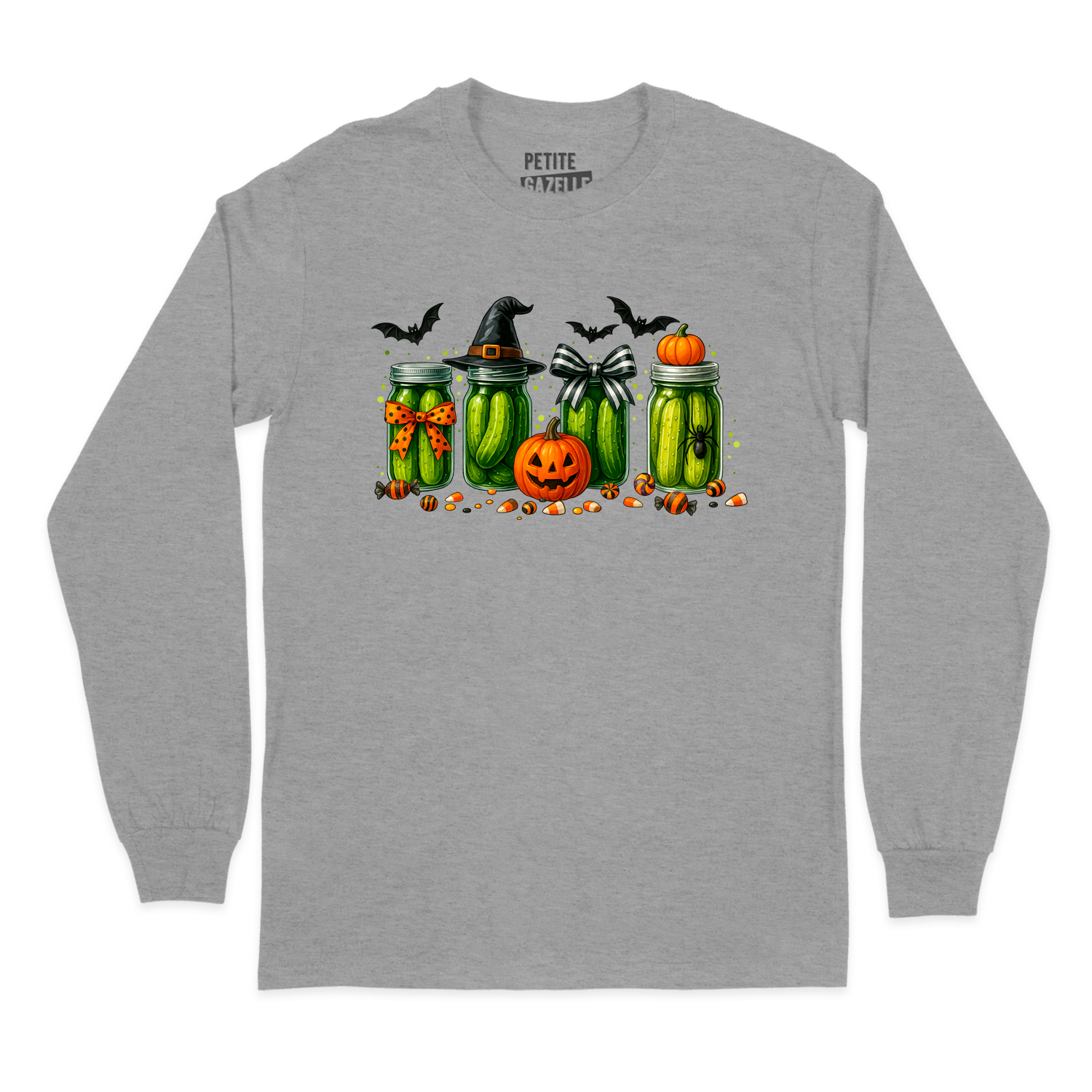 T-SHIRT À MANCHES LONGUES | Cornichons d'Halloween