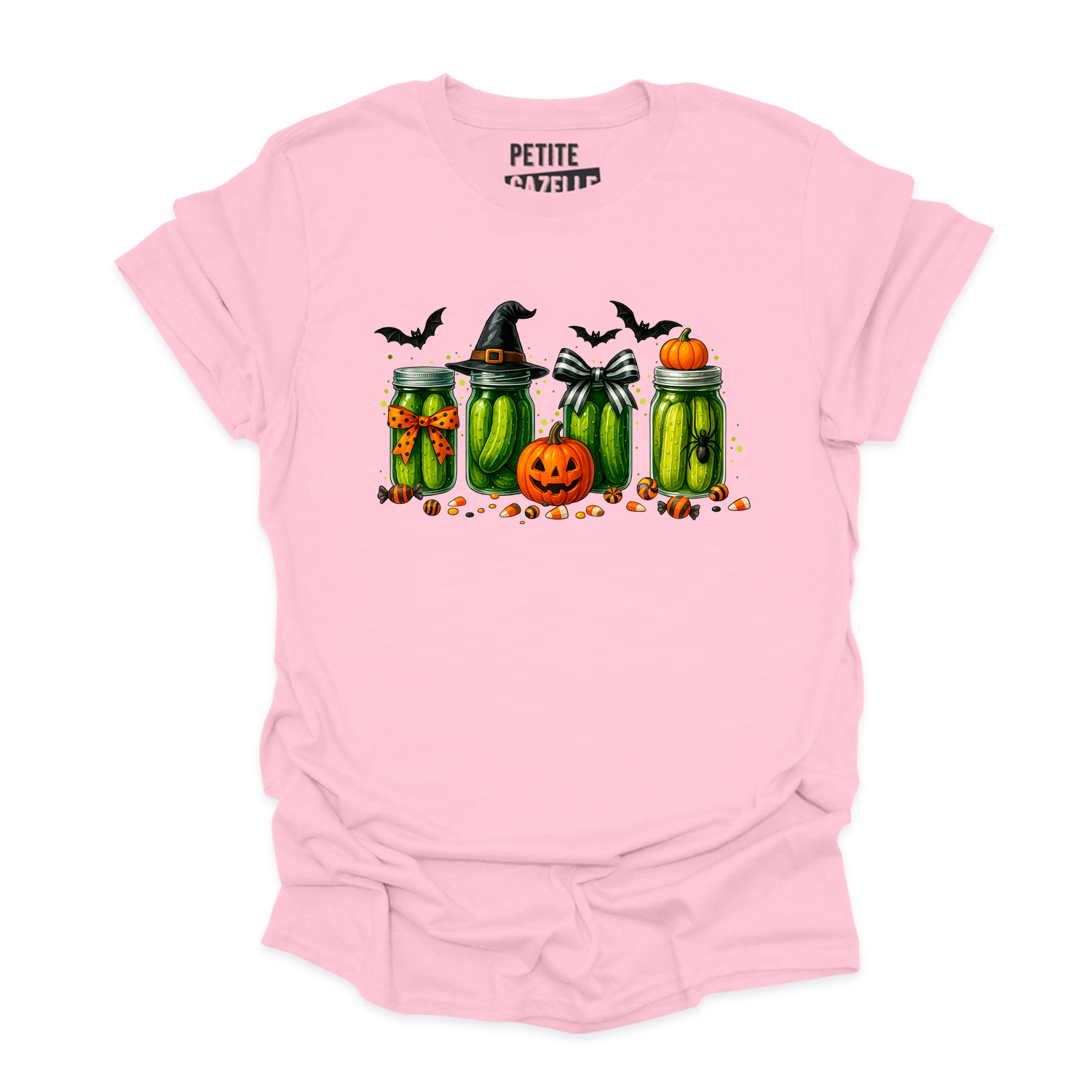 T-SHIRT COL ROND | Cornichons d'Halloween