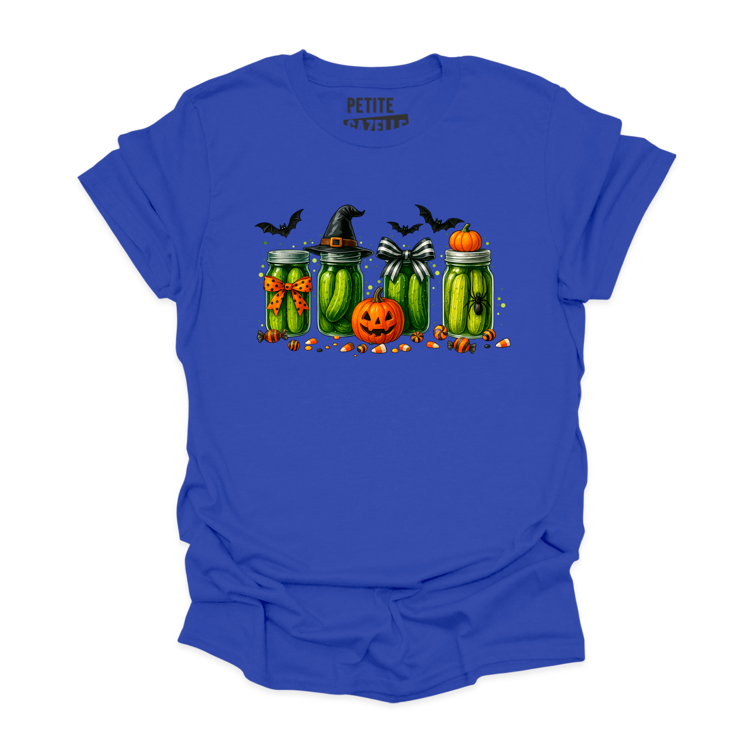 T-SHIRT COL ROND | Cornichons d'Halloween