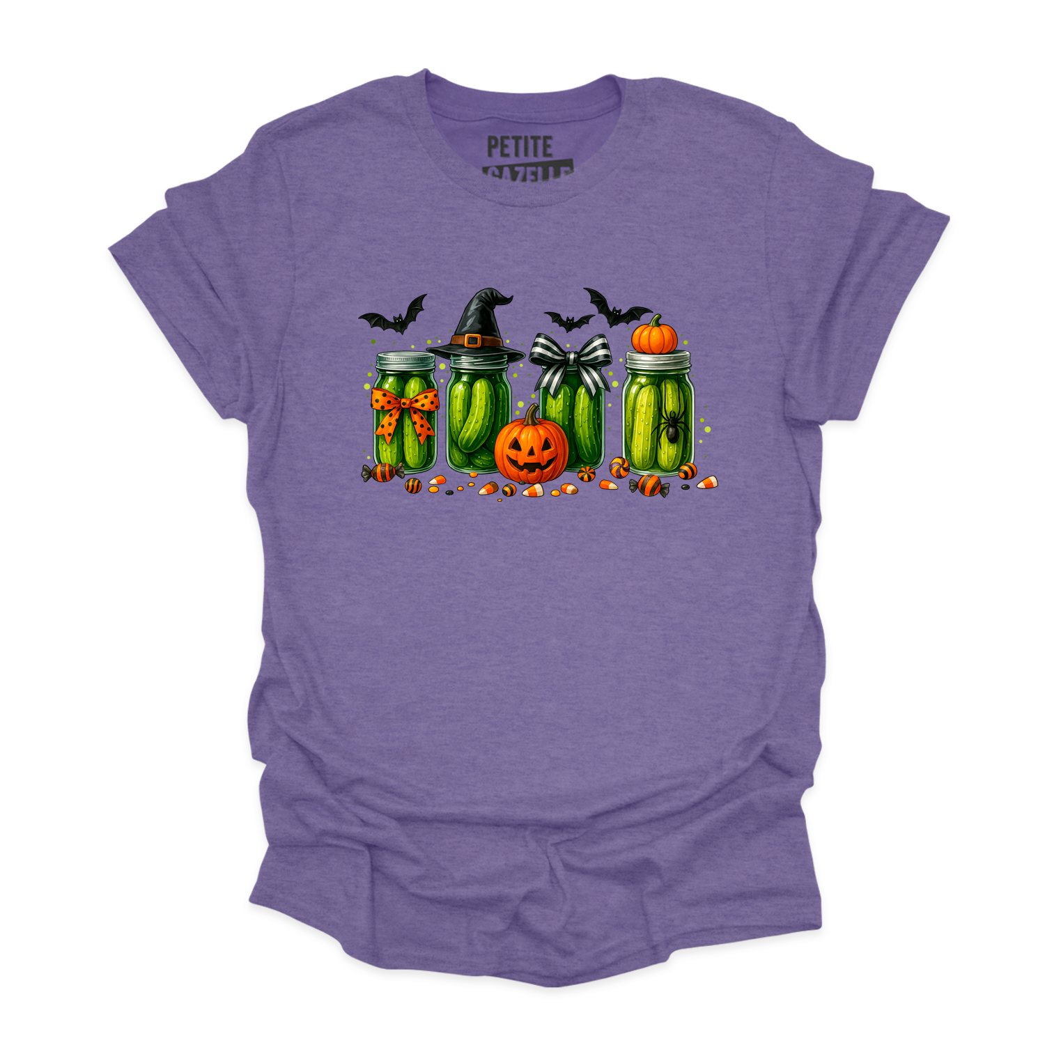 T-SHIRT COL ROND | Cornichons d'Halloween