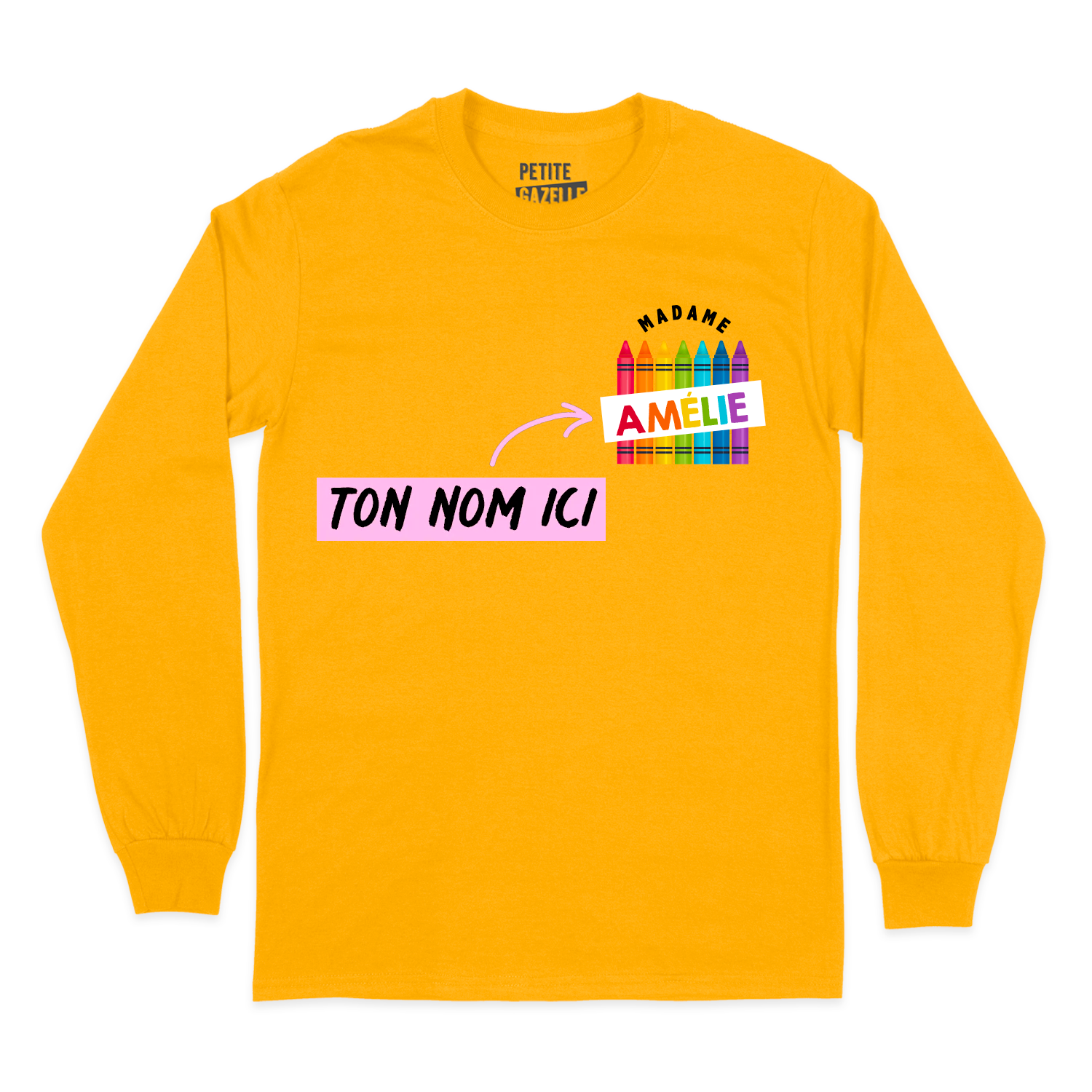 T-SHIRT À MANCHES LONGUES | Madame Crayons