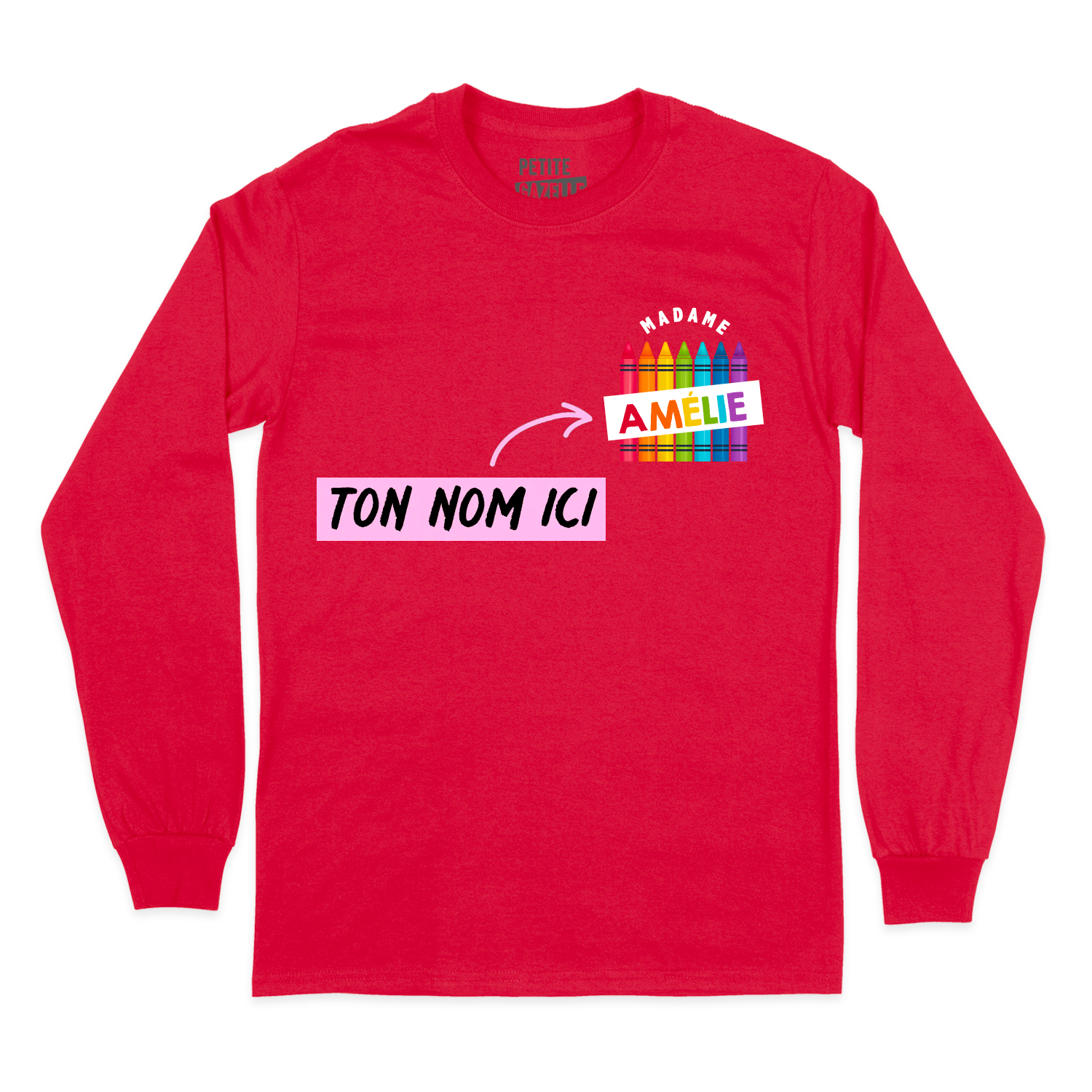 T-SHIRT À MANCHES LONGUES | Madame Crayons