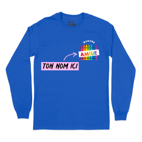 T-SHIRT À MANCHES LONGUES | Madame Crayons