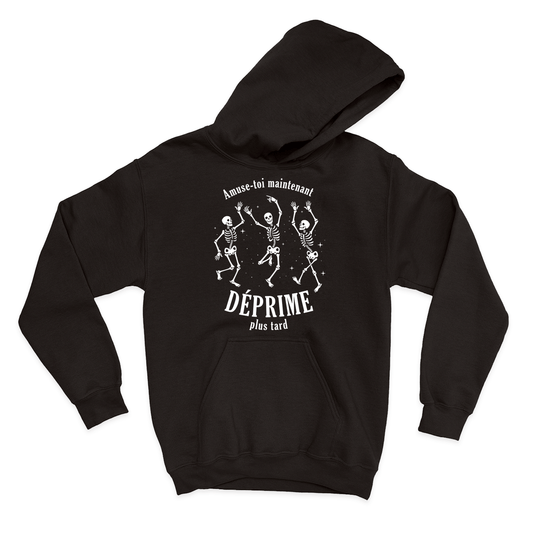 HOODIE | Amuse - toi maintenant - Coton Ouaté à Capuchon - Petite Gazelle Atelier