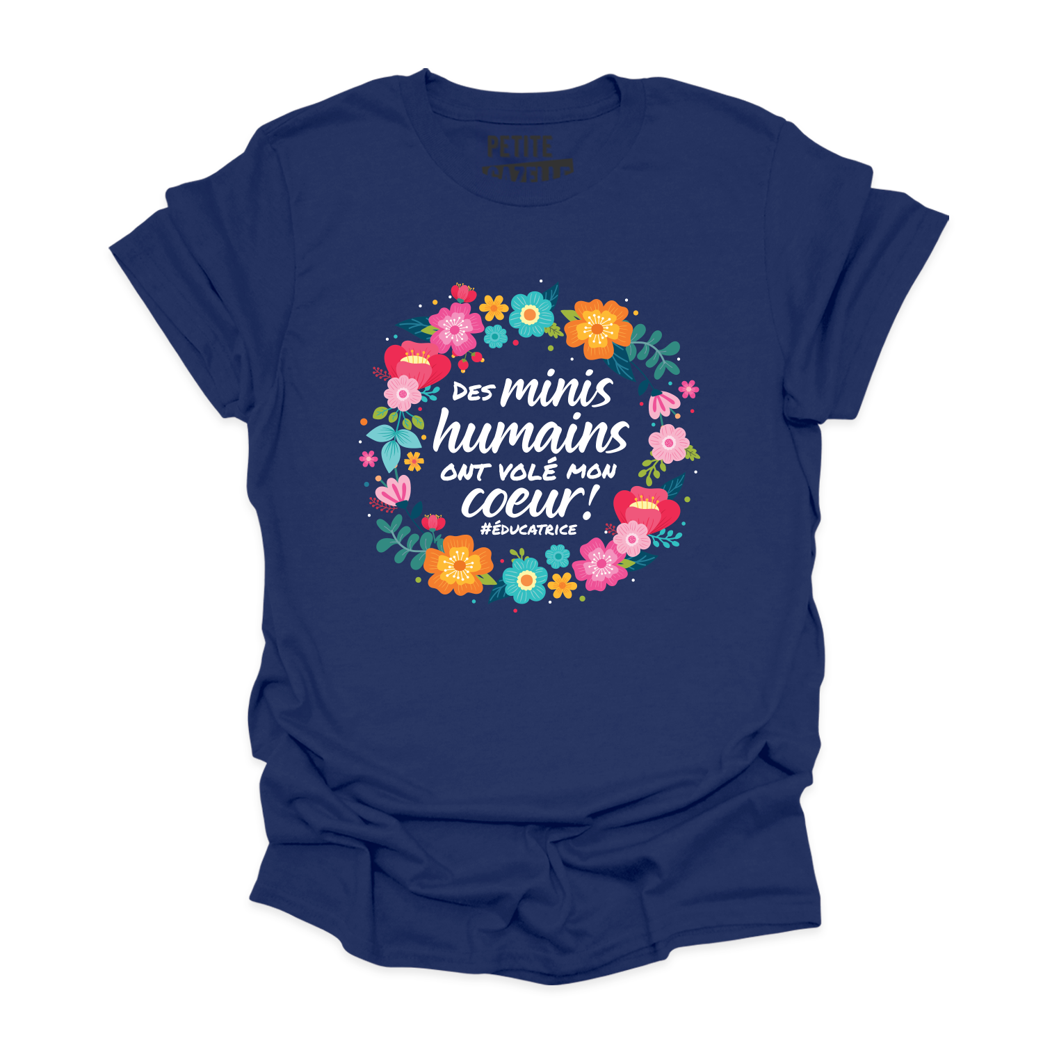 T-SHIRT COL ROND | Des minis humains ont volé mon coeur