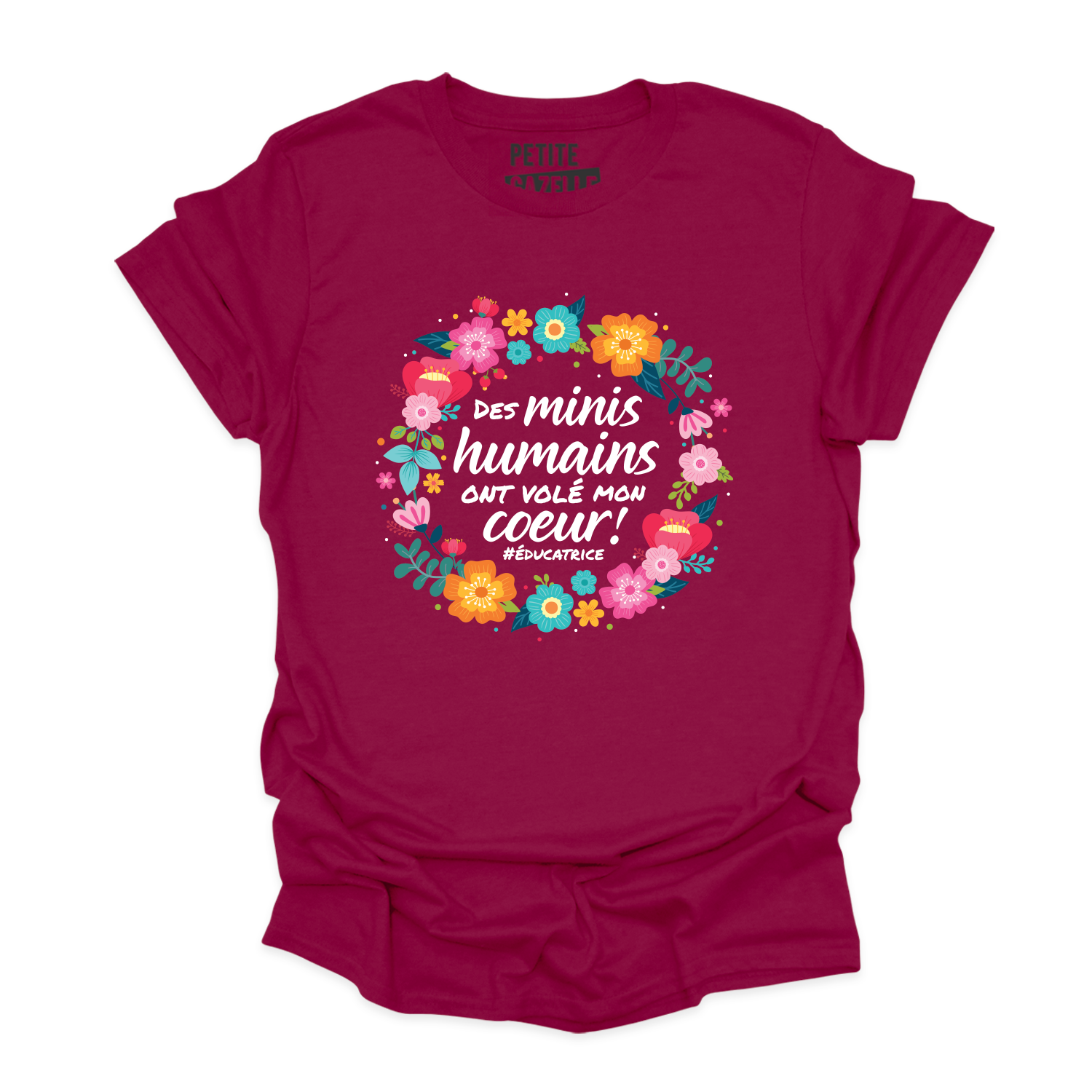 T-SHIRT COL ROND | Des minis humains ont volé mon coeur