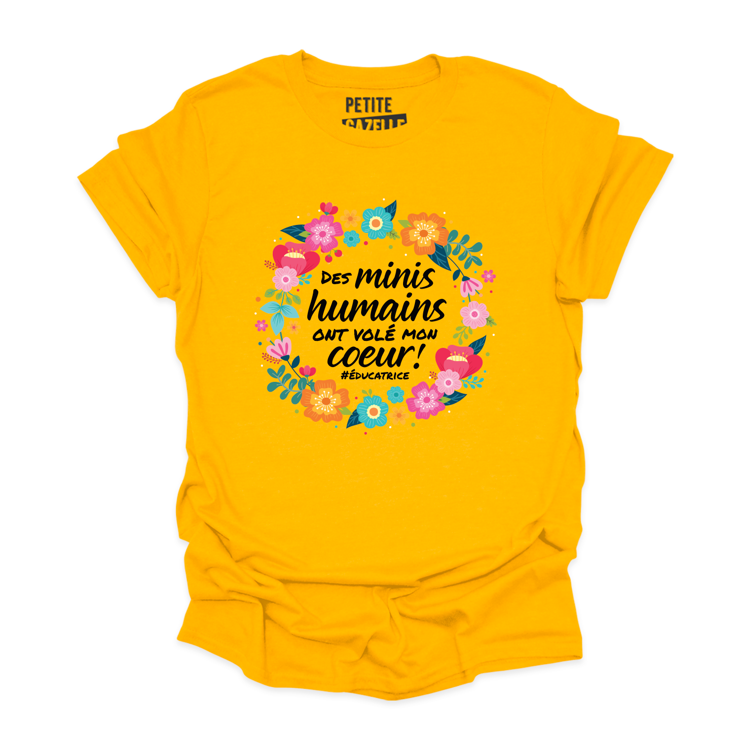 T-SHIRT COL ROND | Des minis humains ont volé mon coeur