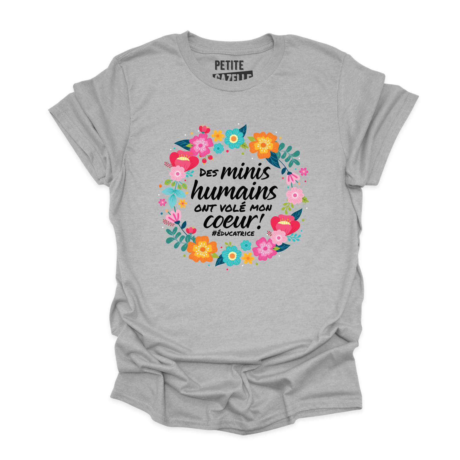 T-SHIRT COL ROND | Des minis humains ont volé mon coeur