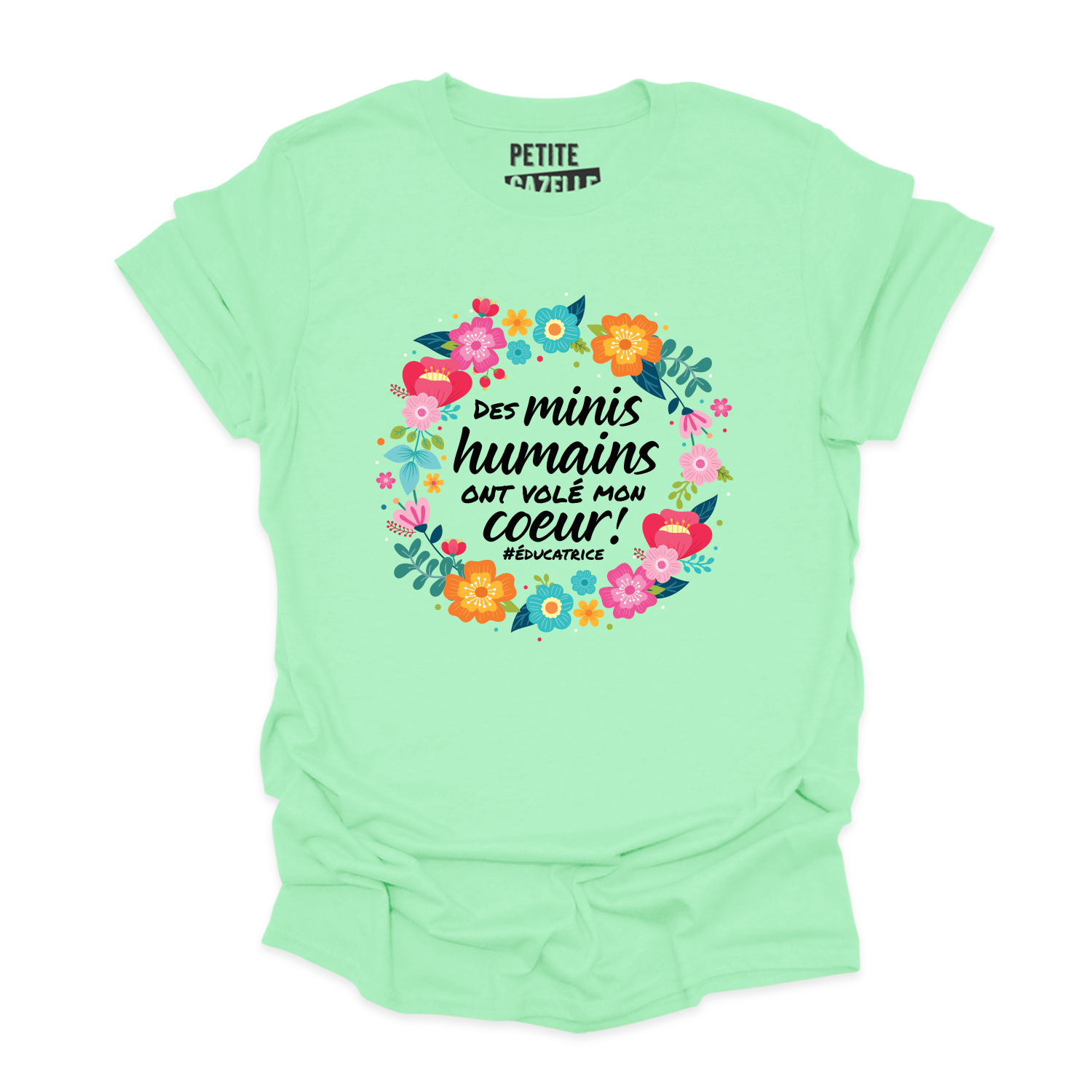T-SHIRT COL ROND | Des minis humains ont volé mon coeur