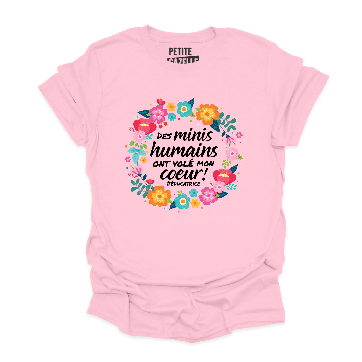 T-SHIRT COL ROND | Des minis humains ont volé mon coeur