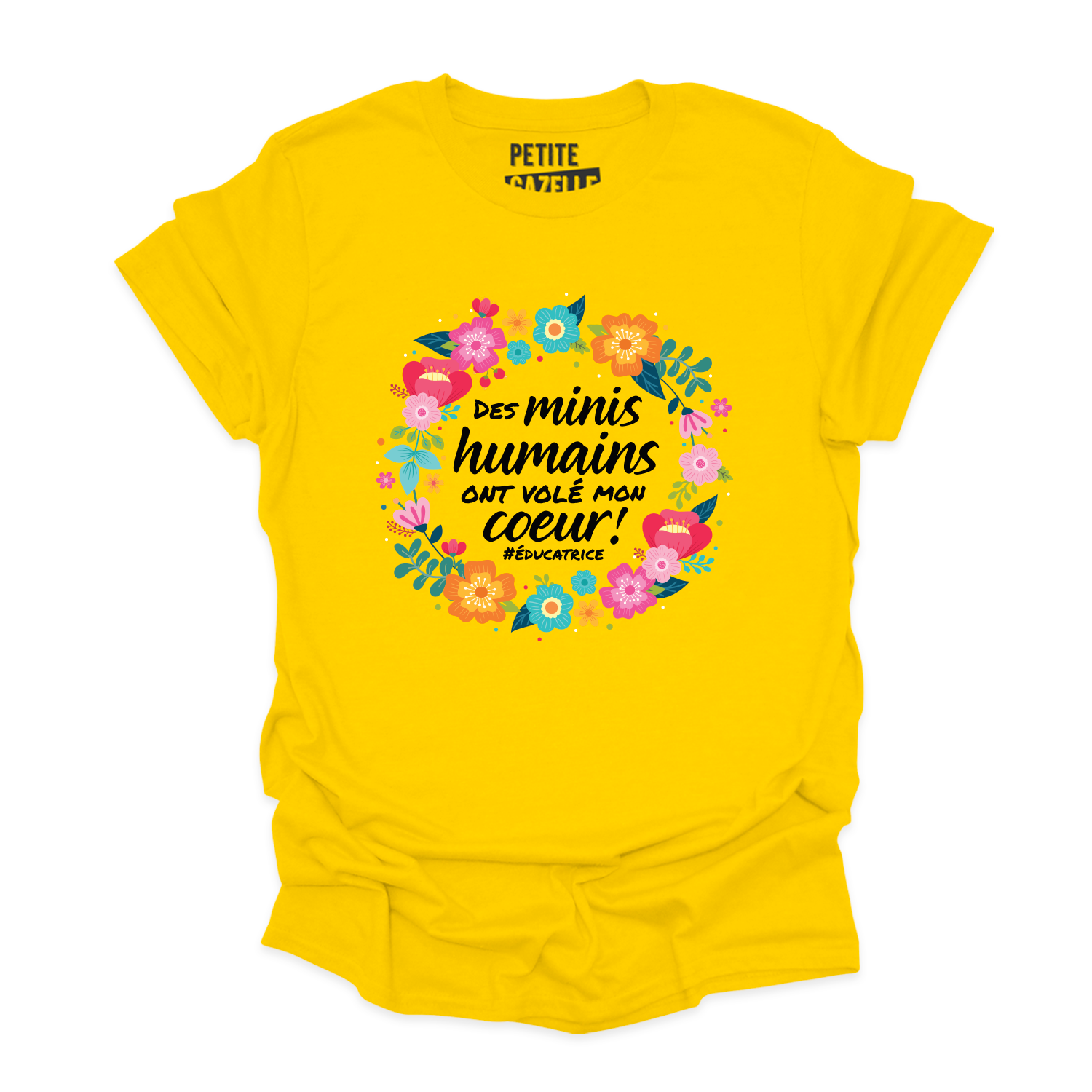 T-SHIRT COL ROND | Des minis humains ont volé mon coeur