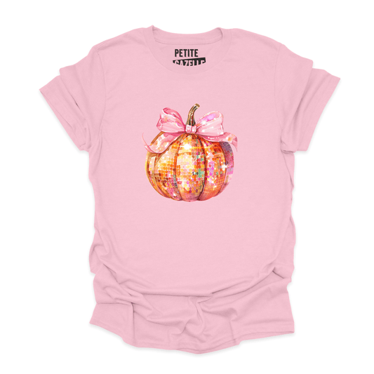 T - SHIRT COL ROND | Disco Citrouille - T-shirt Unisexe Col Rond - Petite Gazelle Atelier