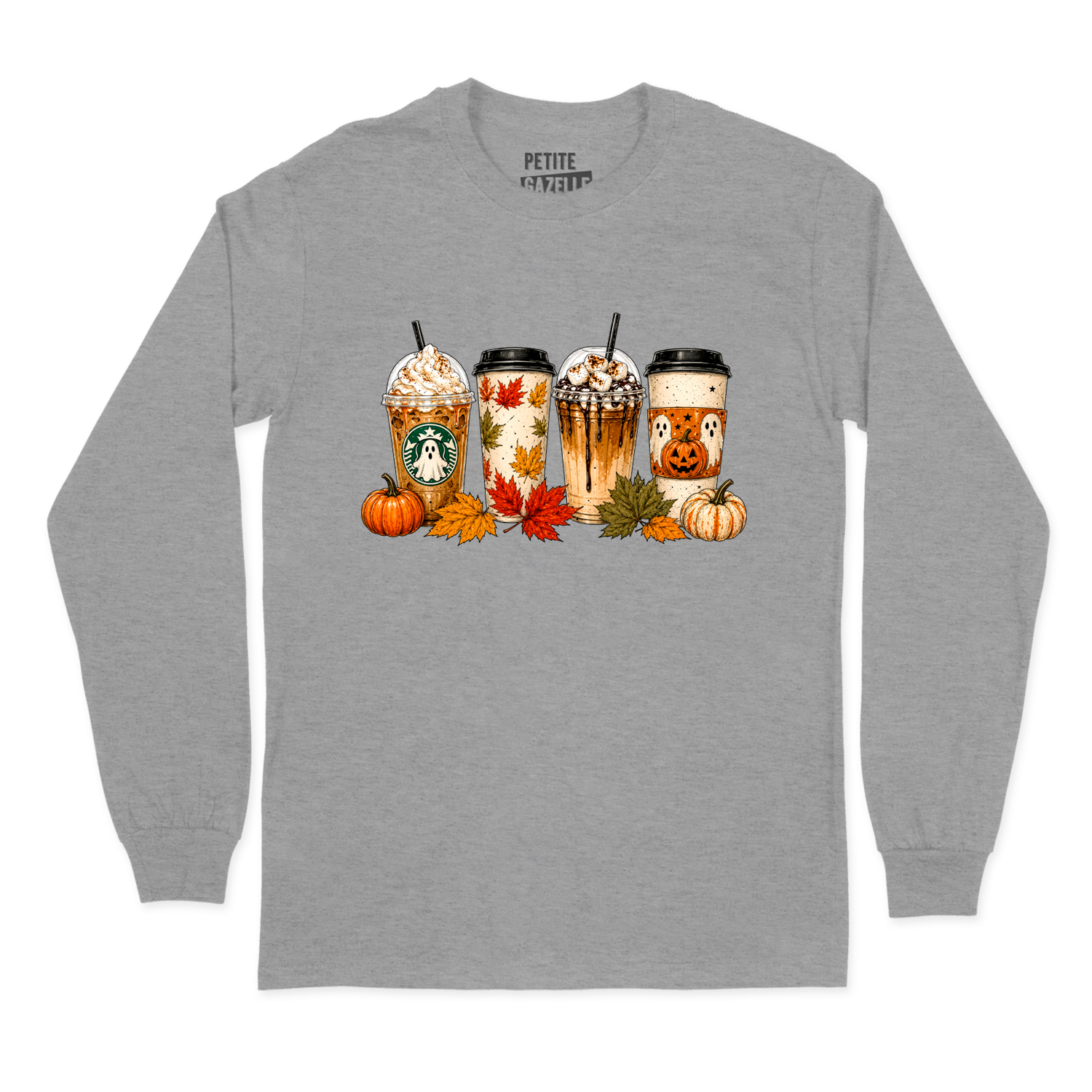 T-SHIRT À MANCHES LONGUES | Drinks d'automne