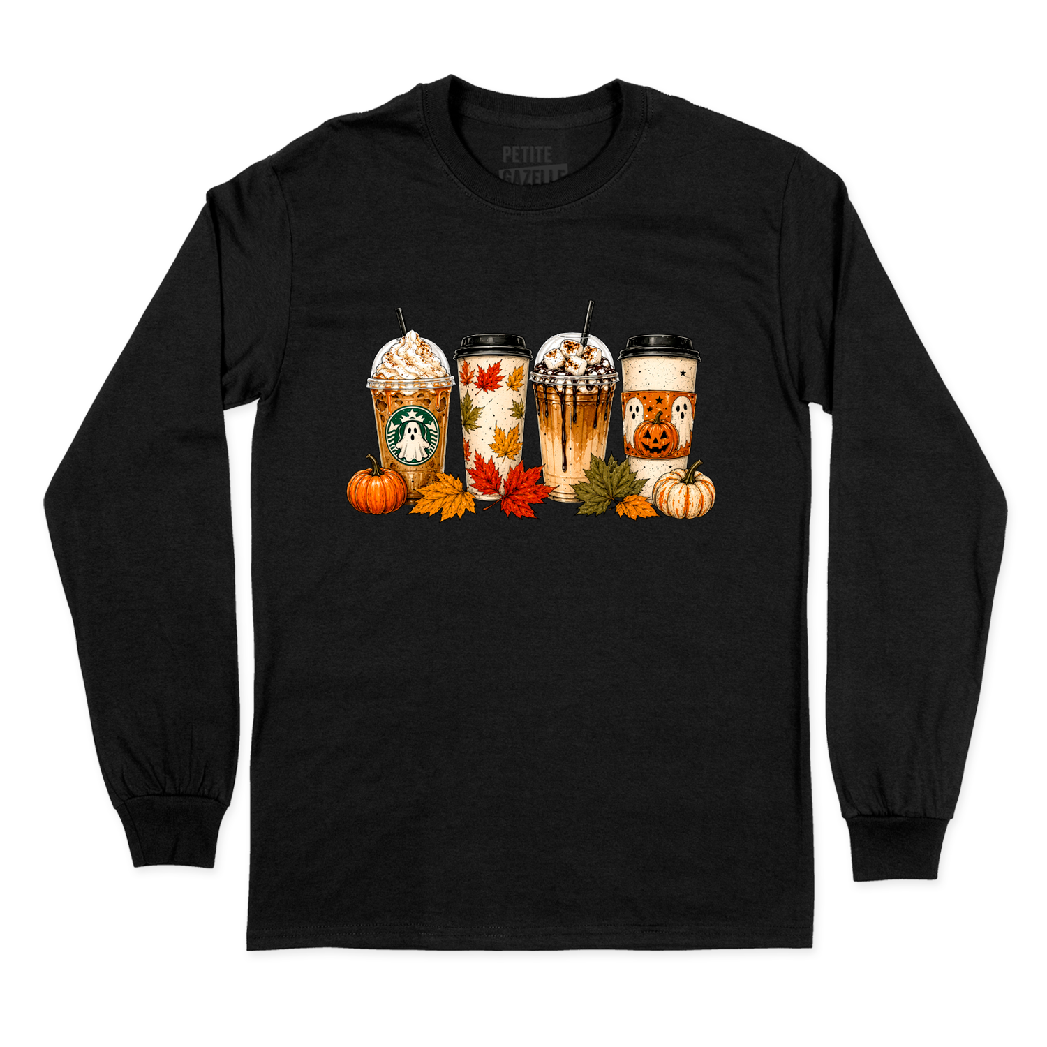 T-SHIRT À MANCHES LONGUES | Drinks d'automne