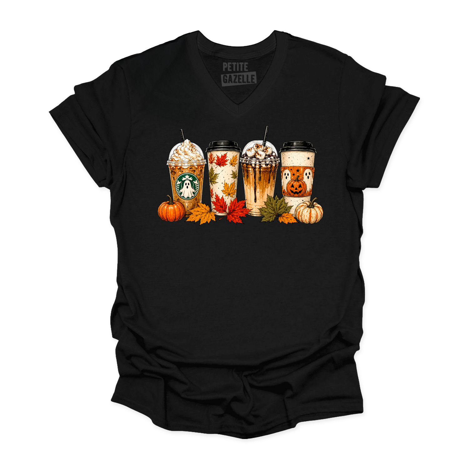 TSHIRT COL en V | Drinks d'automne