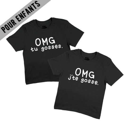 Duo pour enfants | OMG Tu gosses + OMG J'te gosse - Petite Gazelle Atelier