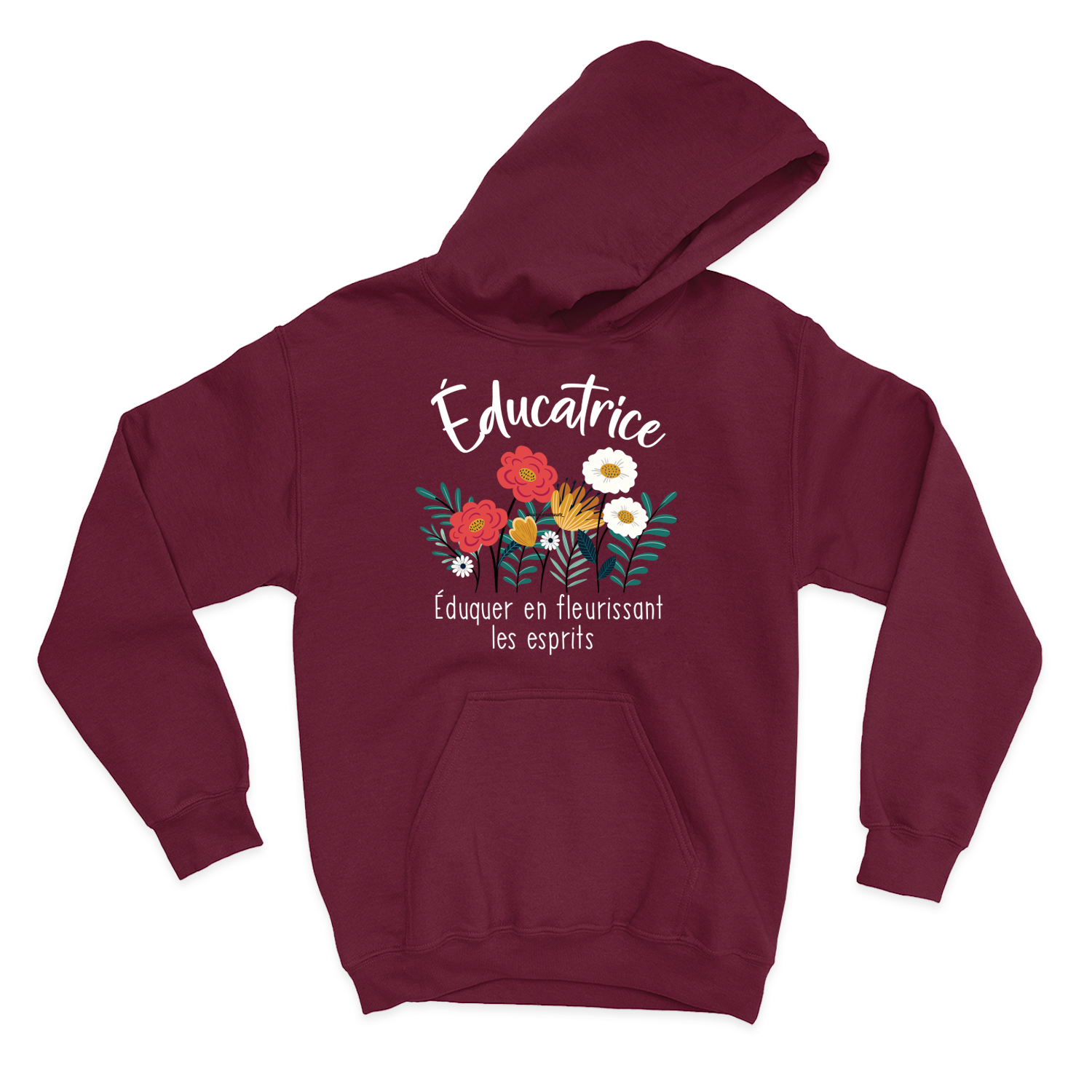 HOODIE | Educatrice, Fleurir les esprits