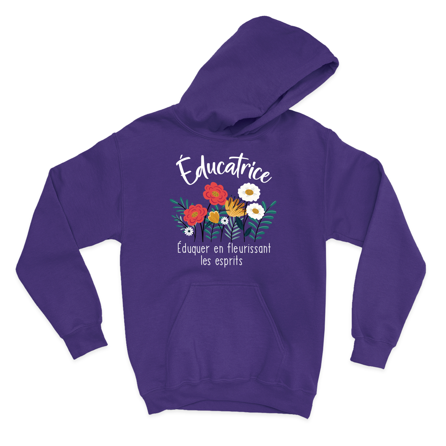 HOODIE | Educatrice, Fleurir les esprits