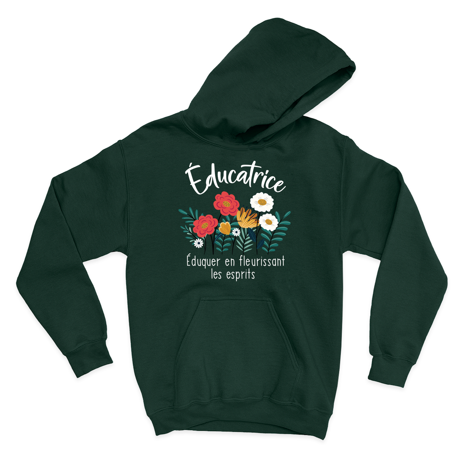 HOODIE | Educatrice, Fleurir les esprits