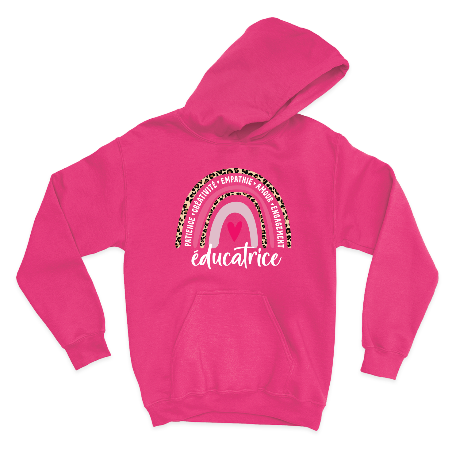 HOODIE | Éducatrice Arc-en-ciel