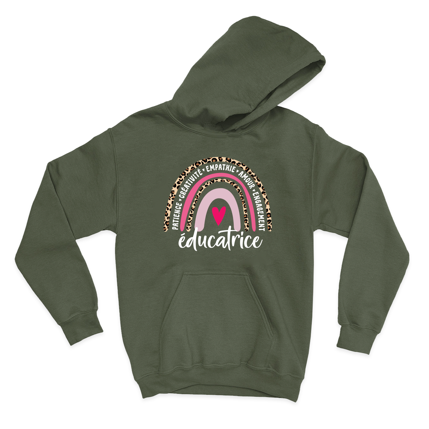 HOODIE | Éducatrice Arc-en-ciel