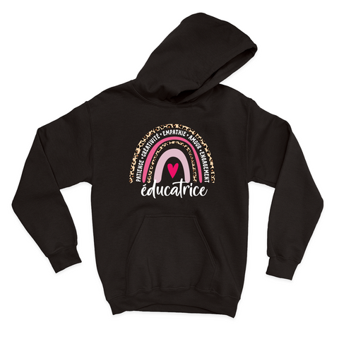HOODIE | Éducatrice Arc-en-ciel