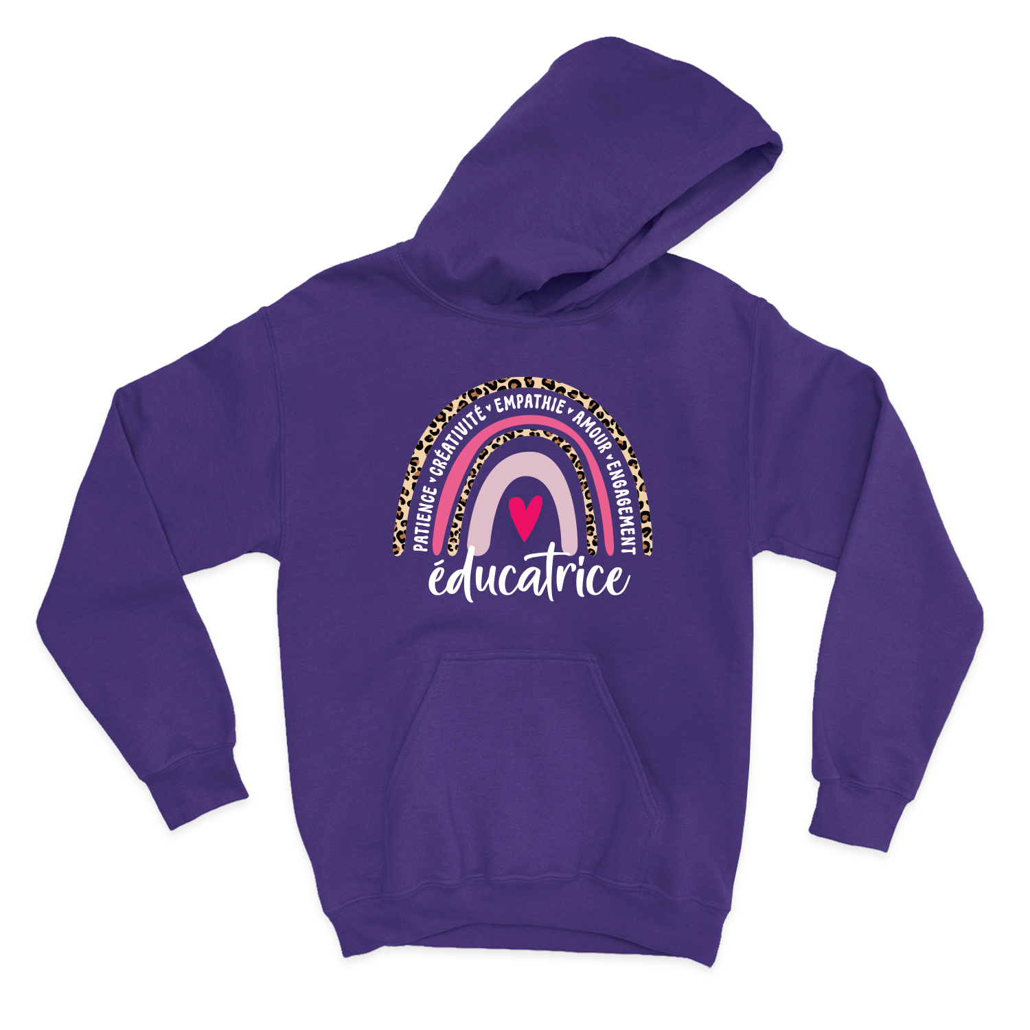 HOODIE | Éducatrice Arc-en-ciel
