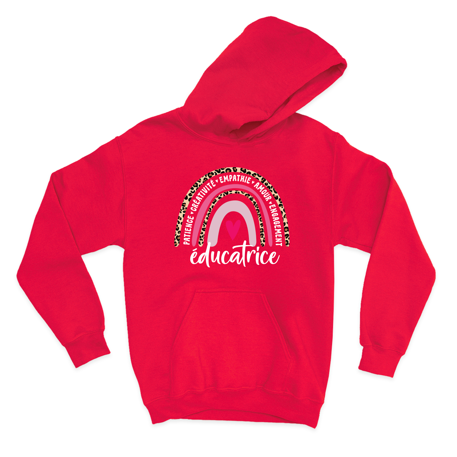 HOODIE | Éducatrice Arc-en-ciel