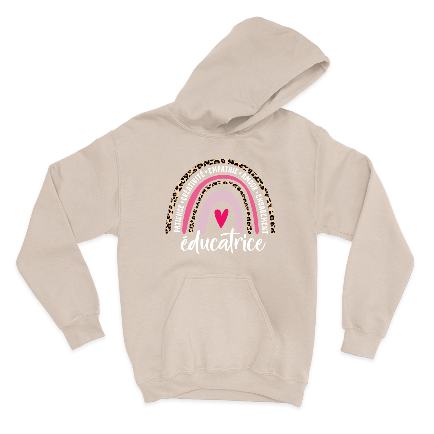 HOODIE | Éducatrice Arc-en-ciel