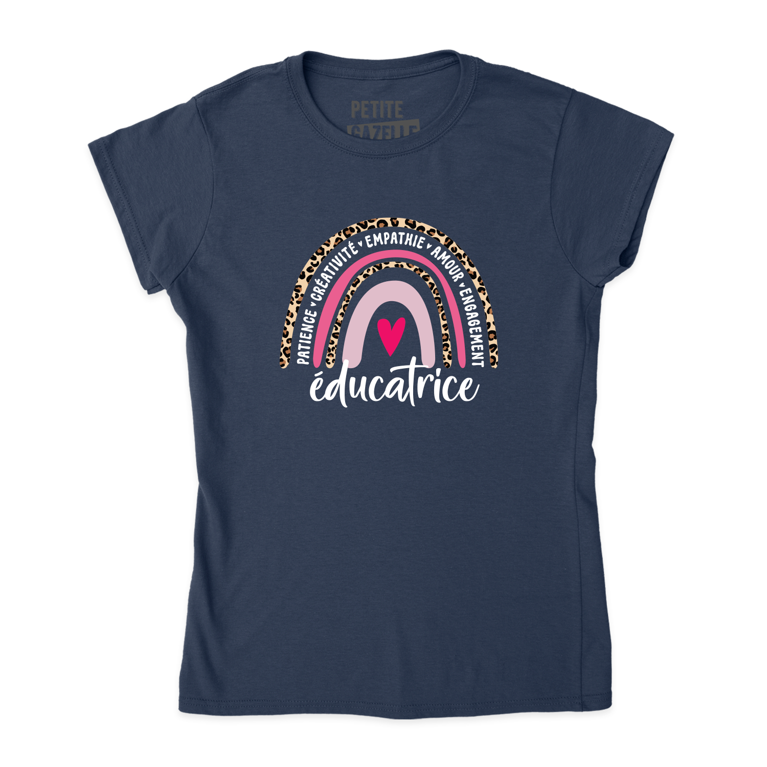 TSHIRT AJUSTÉ | Éducatrice Arc-en-ciel