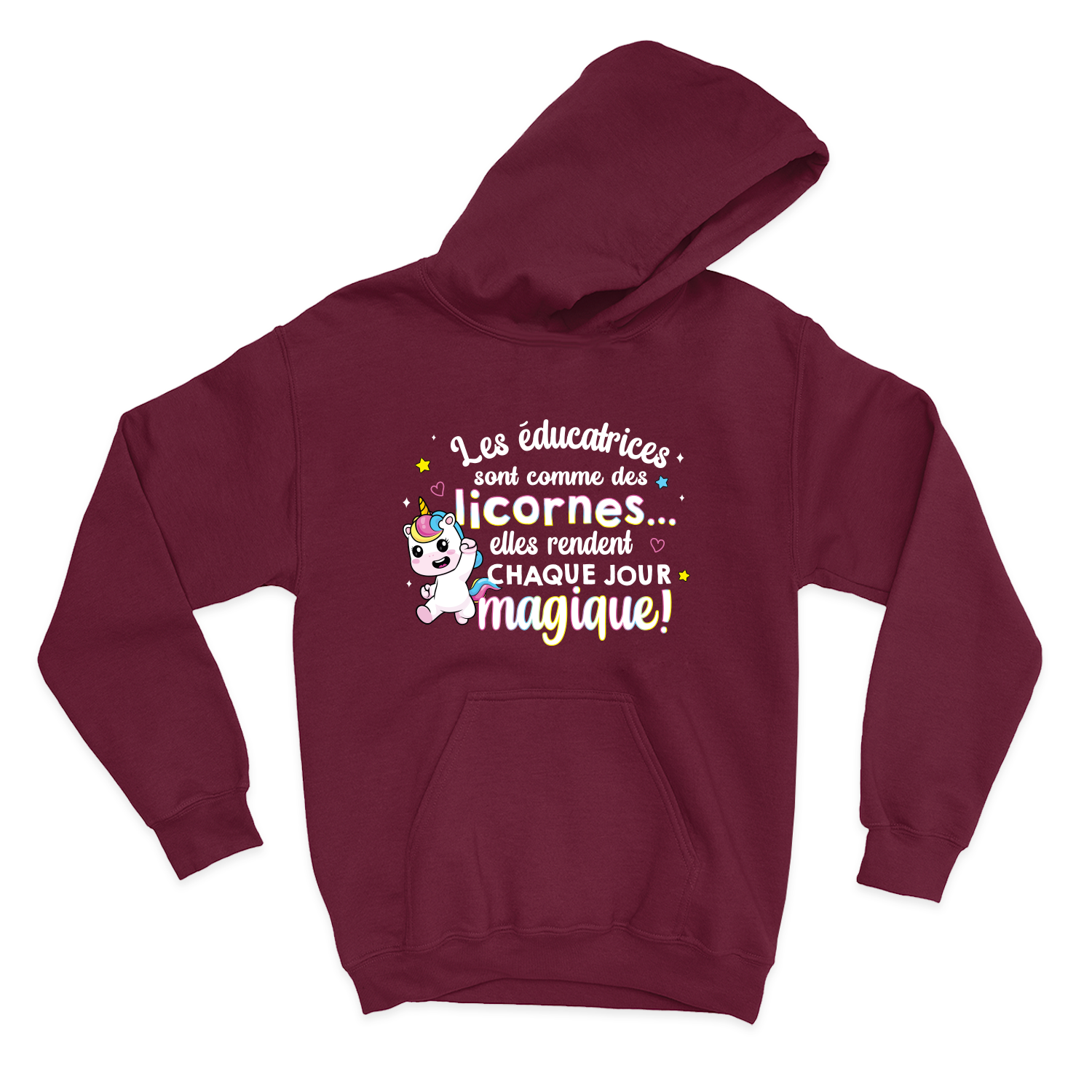 HOODIE | Les éducatrices sont comme des licornes