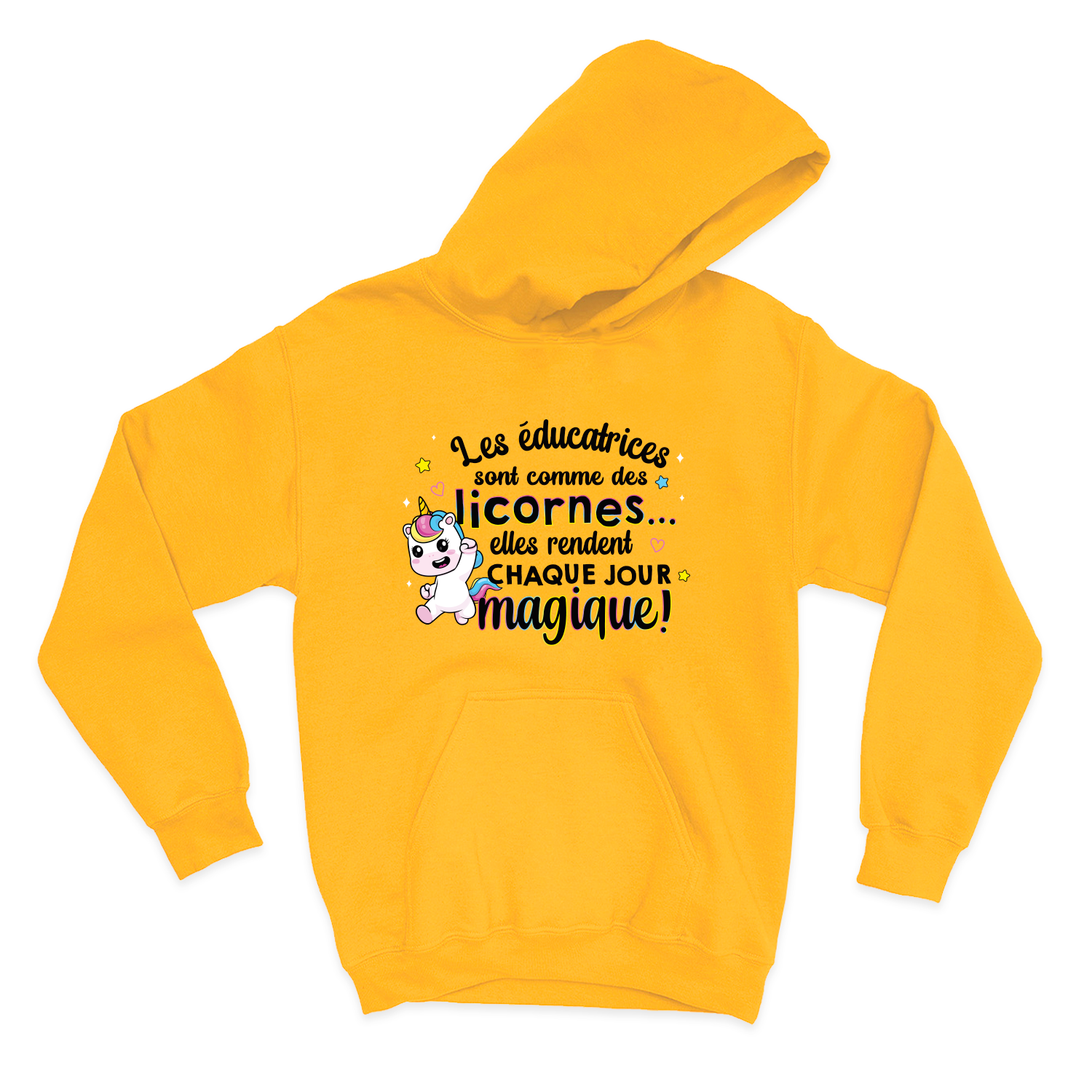 HOODIE | Les éducatrices sont comme des licornes