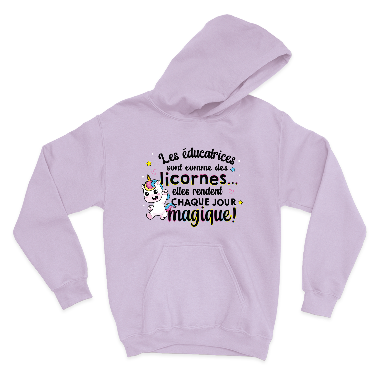 HOODIE | Les éducatrices sont comme des licornes