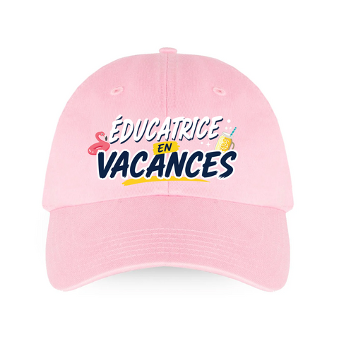 Casquette - Éducatrice en vacances
