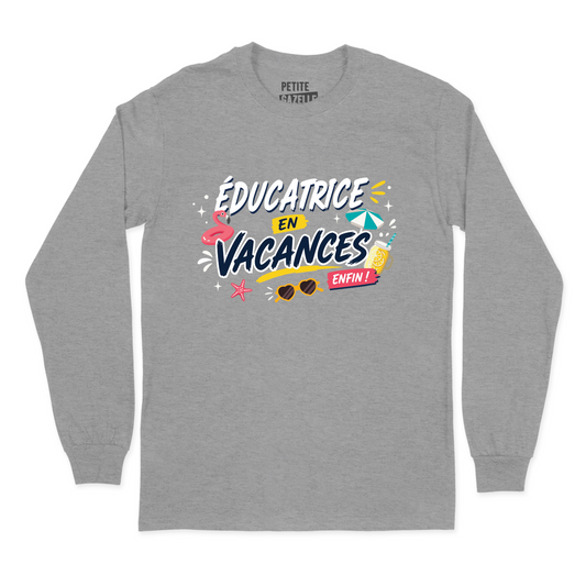 T-SHIRT À MANCHES LONGUES | Éducatrice en vacances
