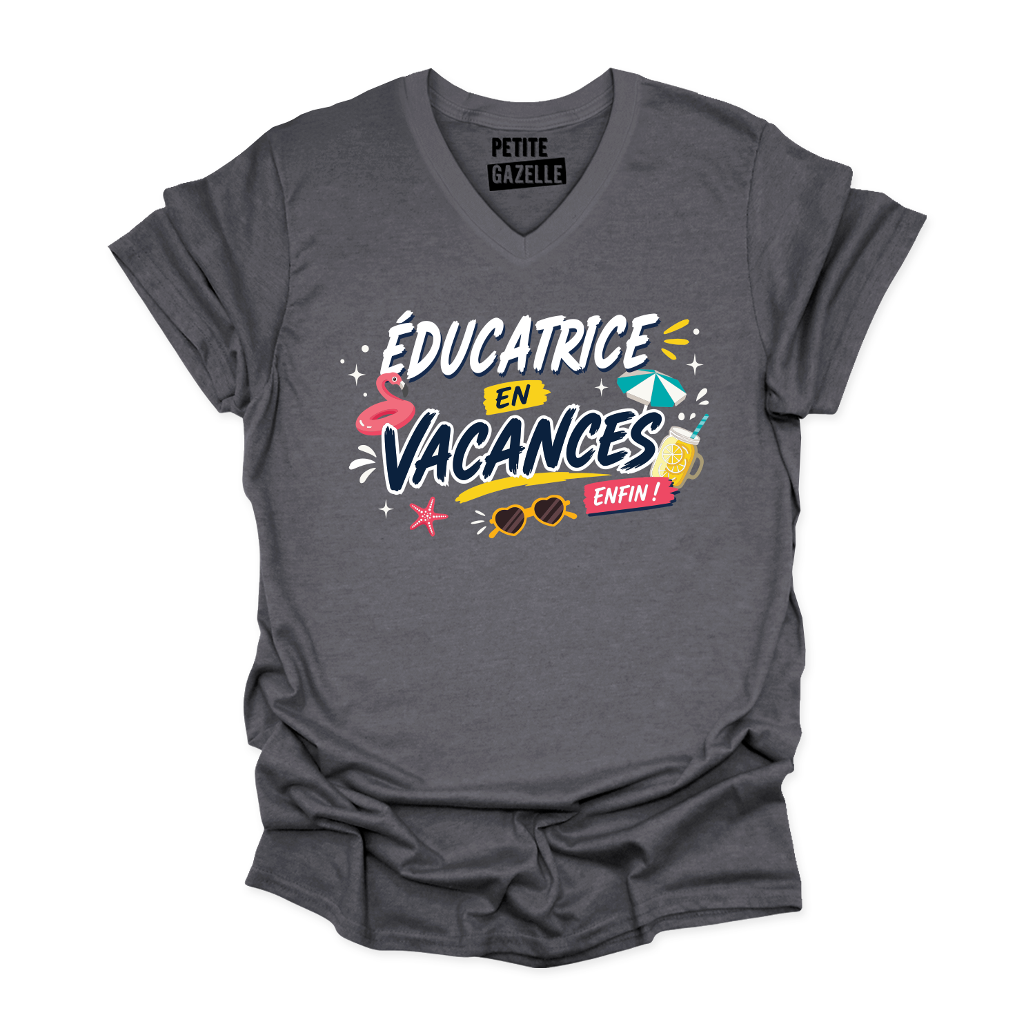 TSHIRT COL en V | Éducatrice en vacances