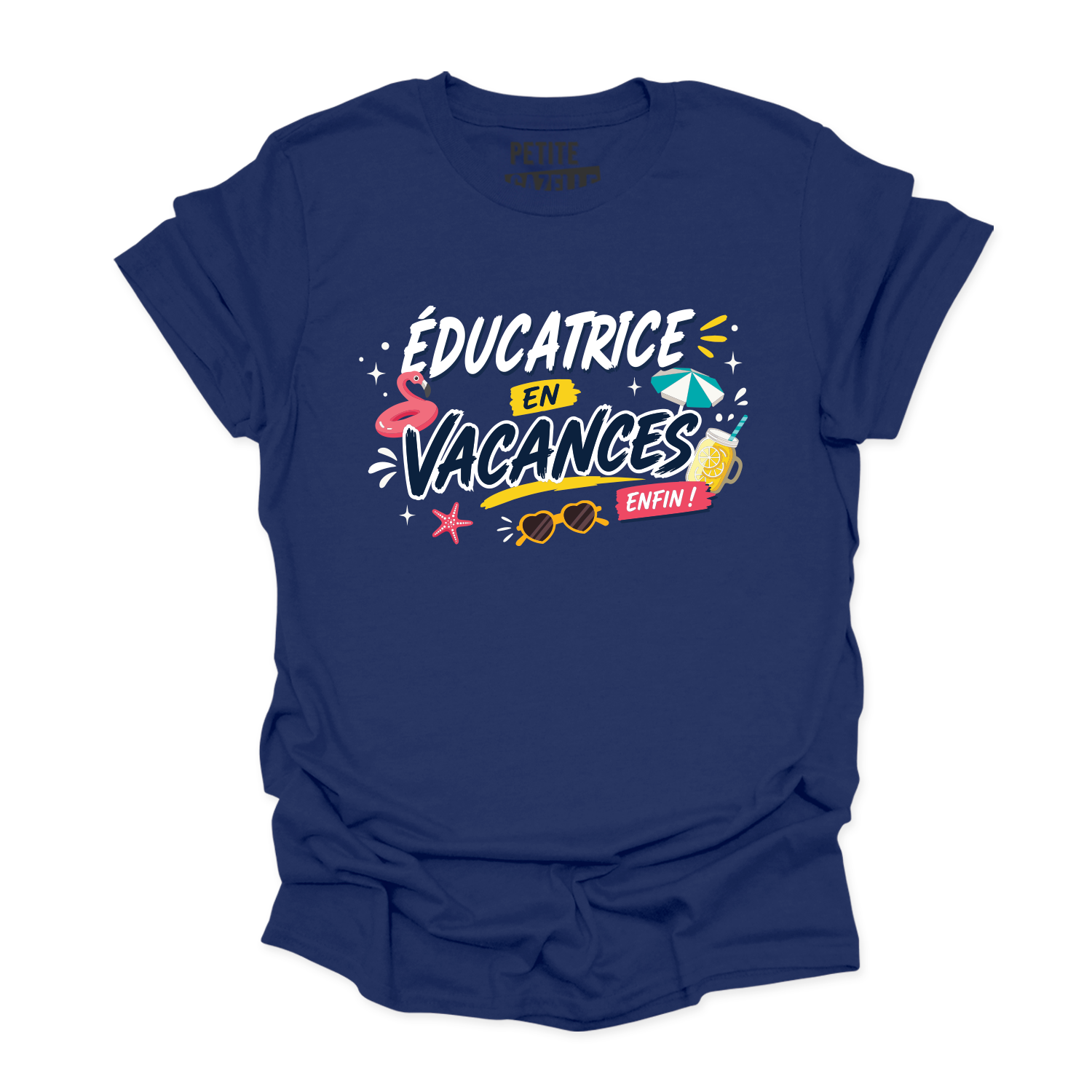 T-SHIRT COL ROND | Éducatrice en vacances