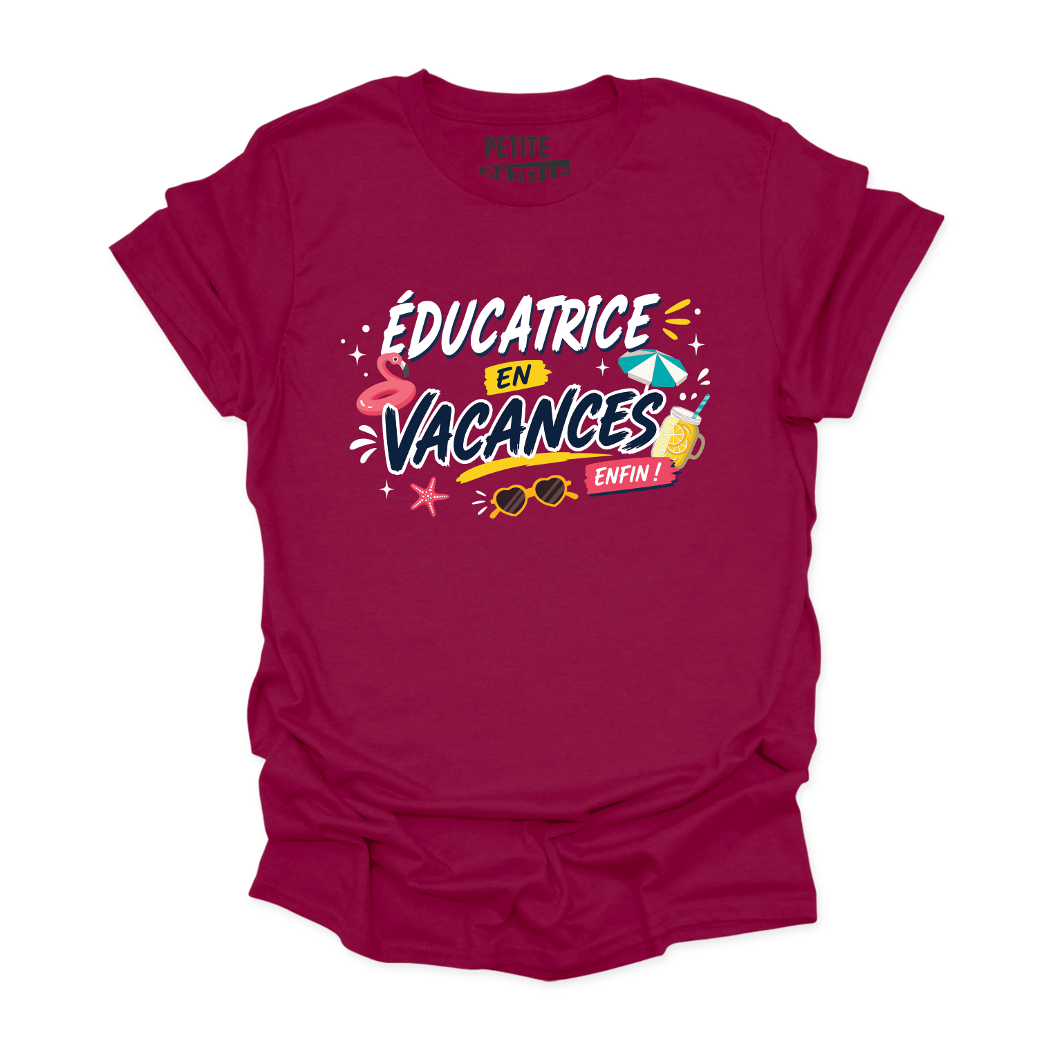 T-SHIRT COL ROND | Éducatrice en vacances