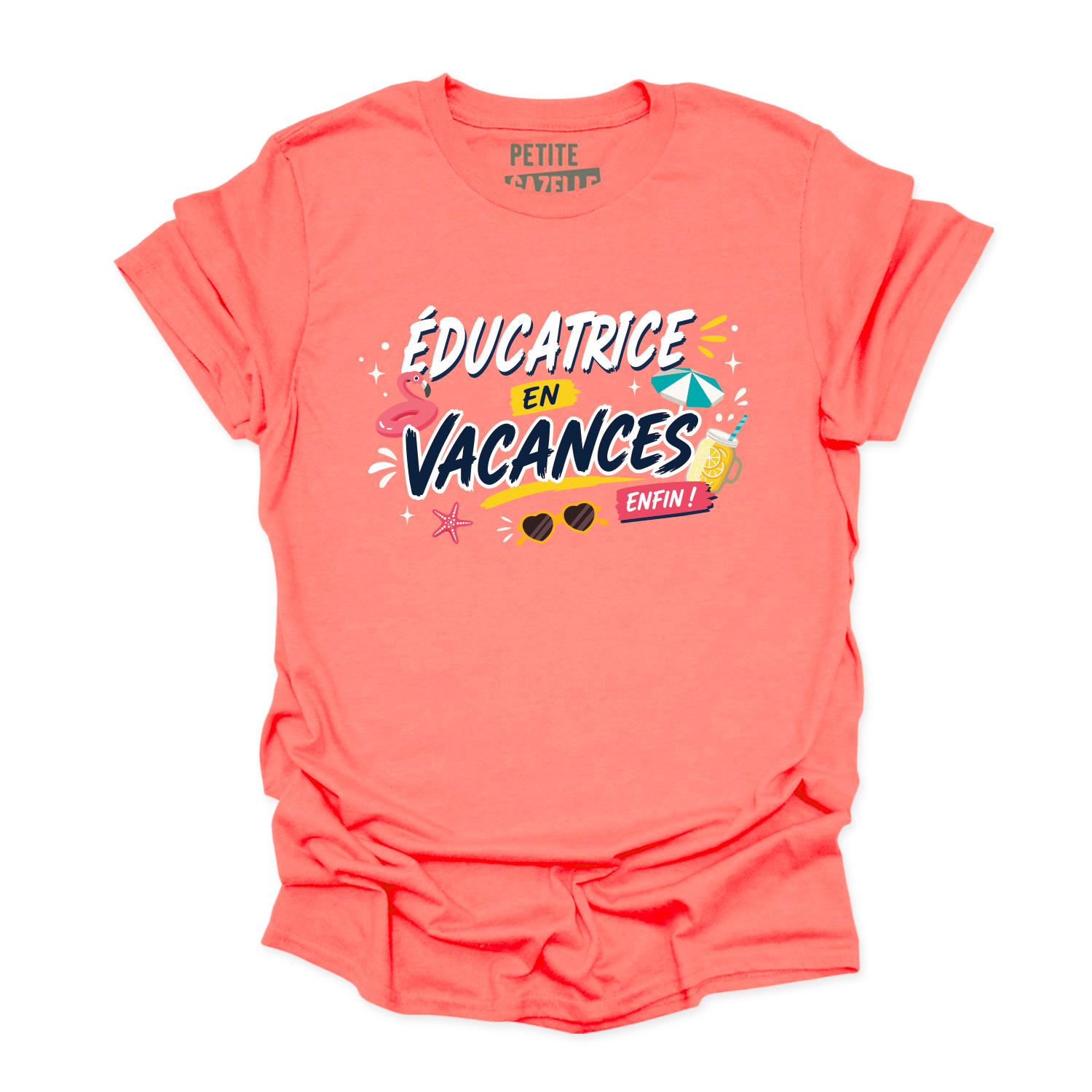 T-SHIRT COL ROND | Éducatrice en vacances