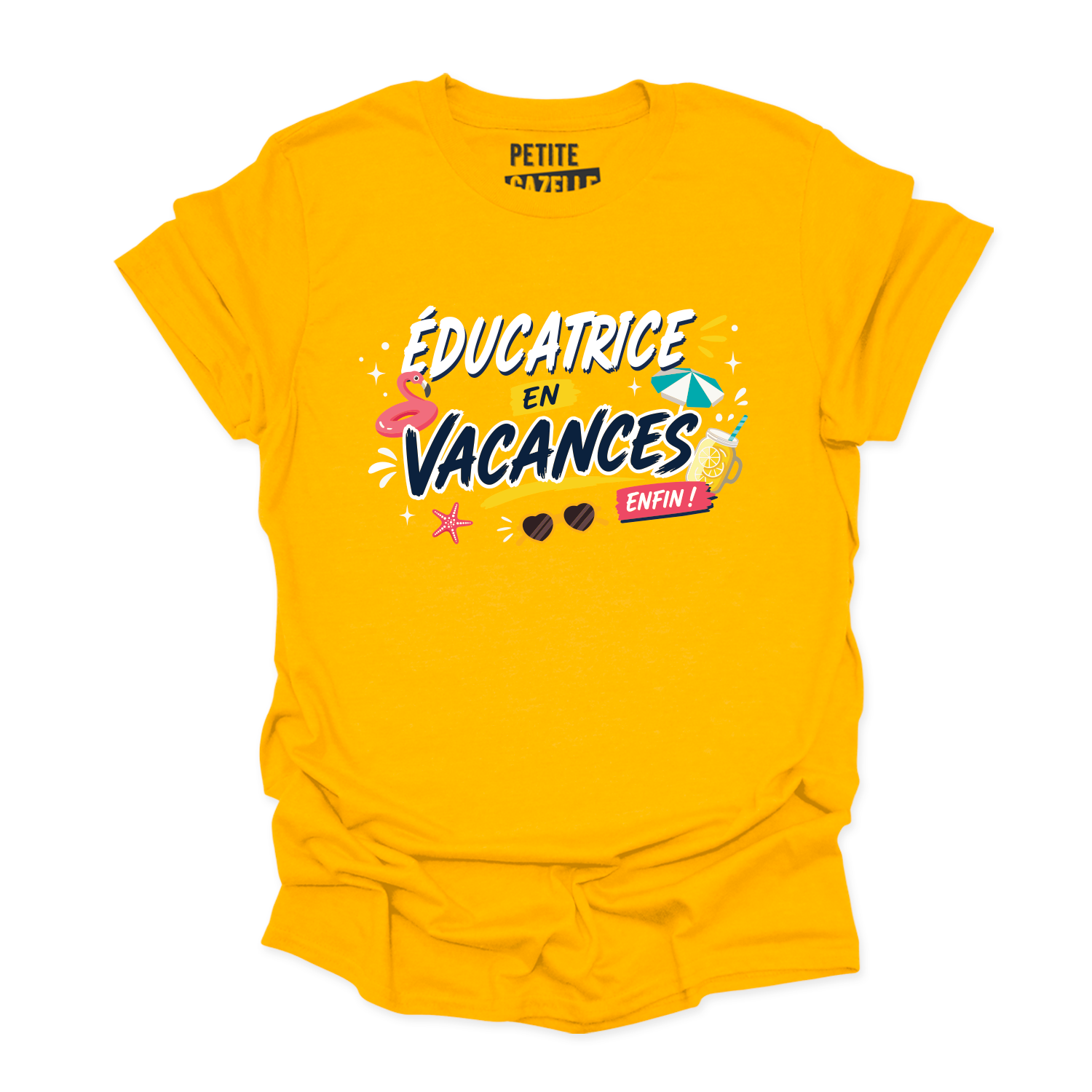 T-SHIRT COL ROND | Éducatrice en vacances