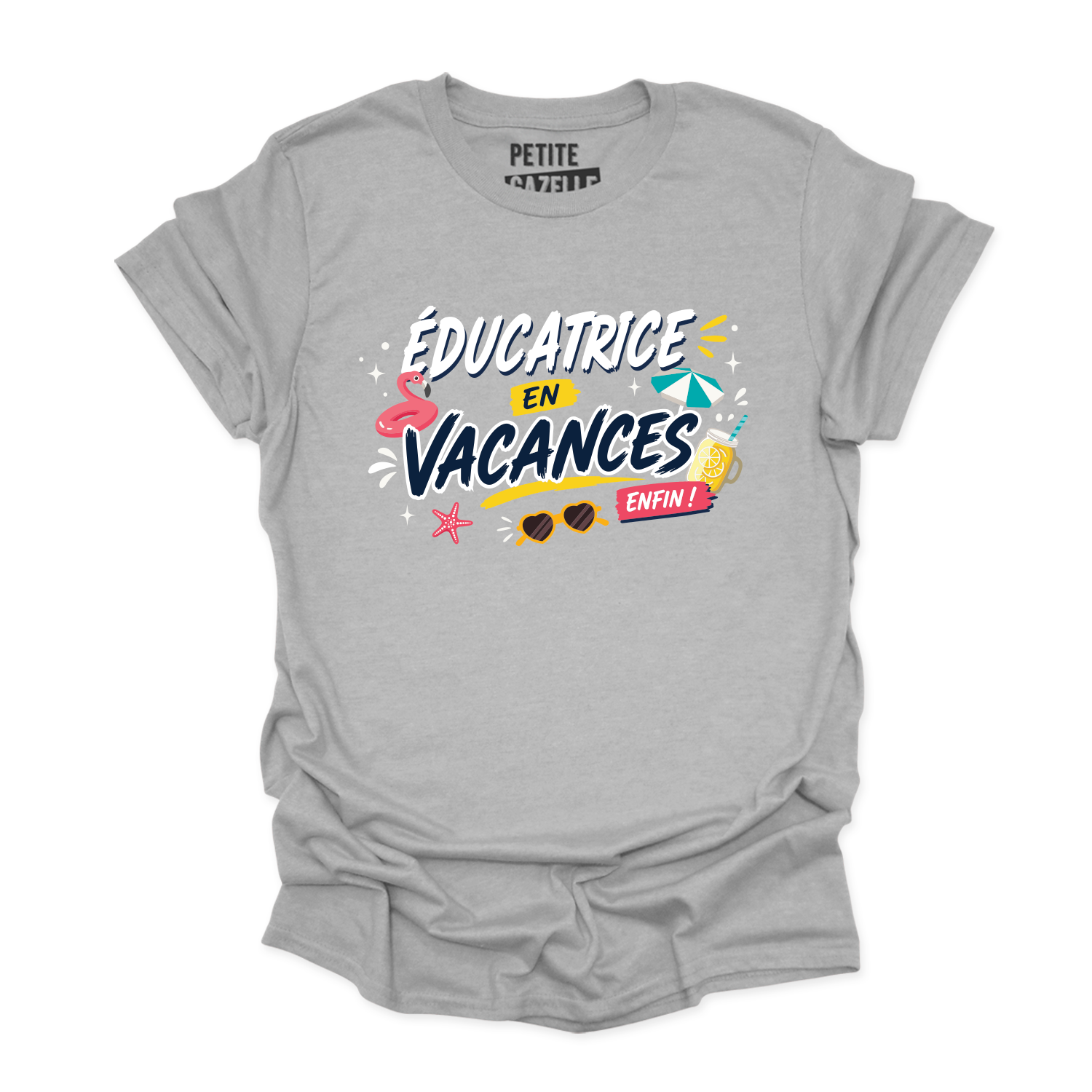 T-SHIRT COL ROND | Éducatrice en vacances