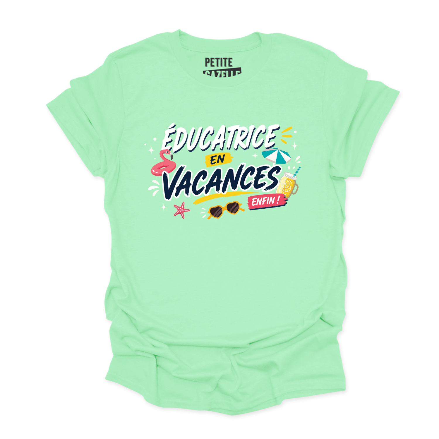 T-SHIRT COL ROND | Éducatrice en vacances