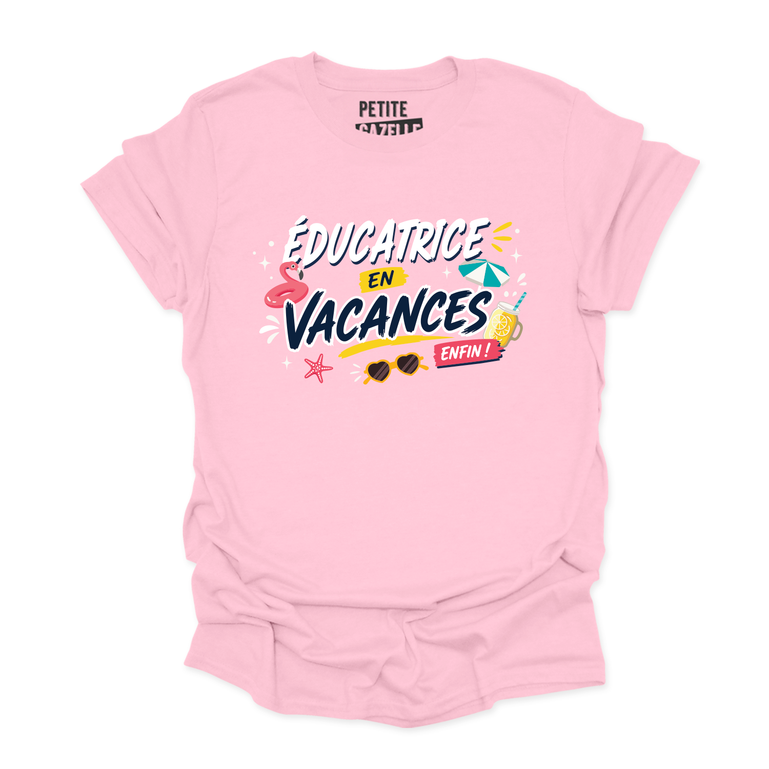 T-SHIRT COL ROND | Éducatrice en vacances