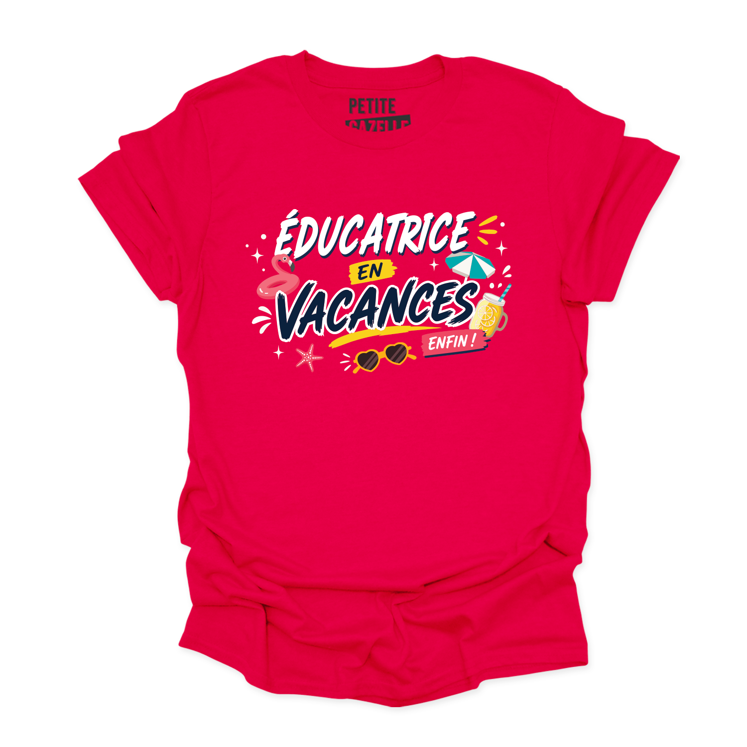 T-SHIRT COL ROND | Éducatrice en vacances