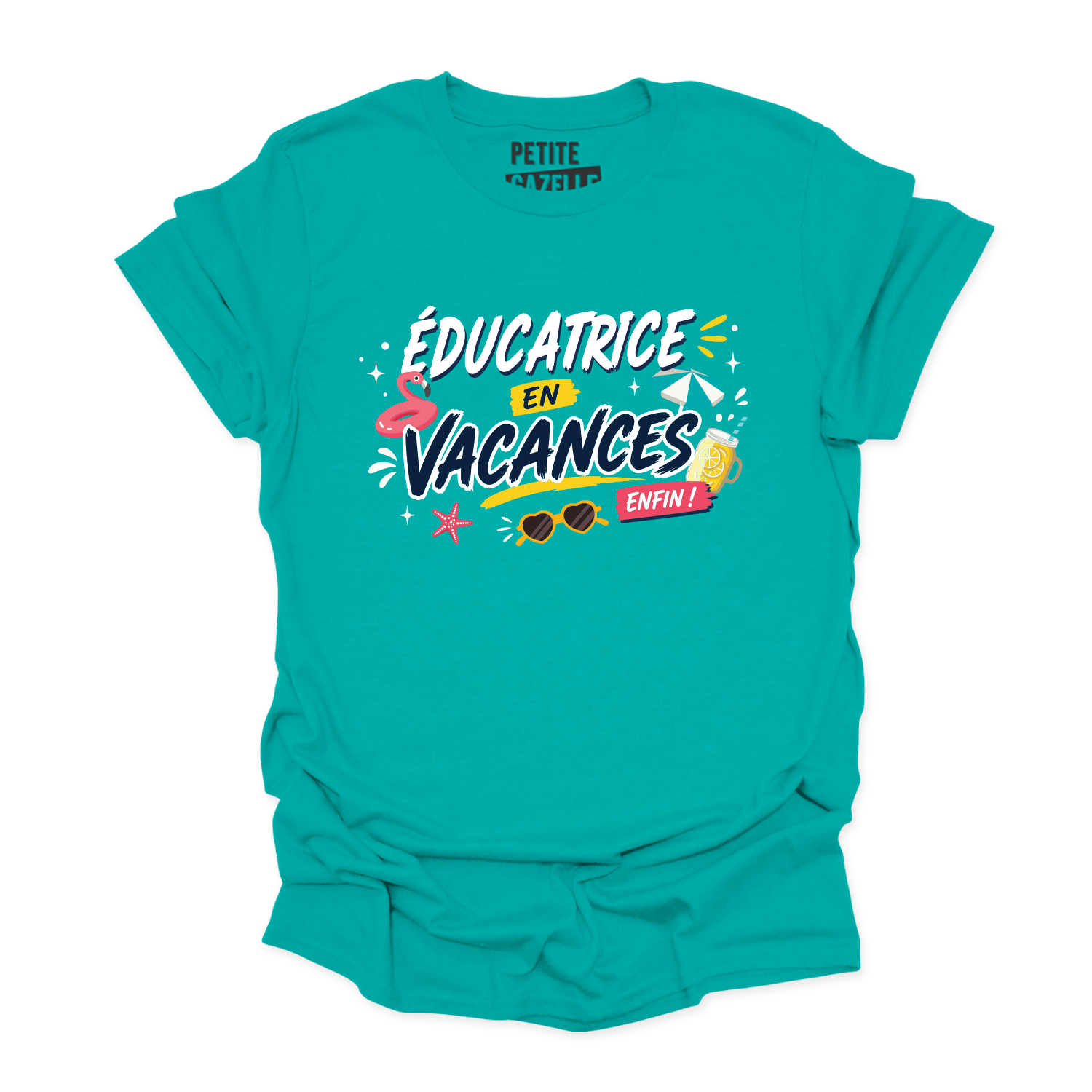 T-SHIRT COL ROND | Éducatrice en vacances