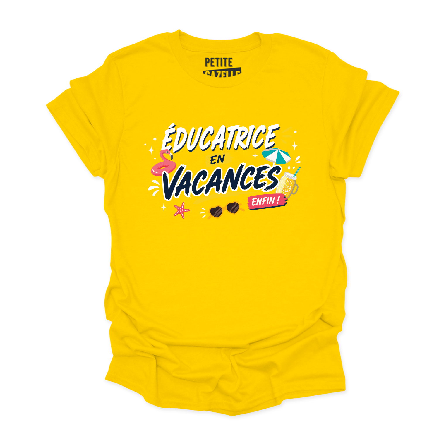 T-SHIRT COL ROND | Éducatrice en vacances